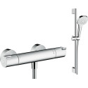 Душевой комплект Hansgrohe Ecostat 1001 CL ВМ 13211000 термостат + душевой гарнитур Croma Select E Vario 26582400