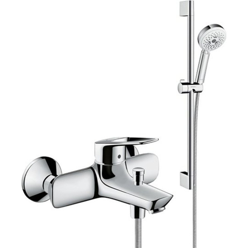 Душевой комплект Hansgrohe Novus Loop 71340000 смеситель + душевой гарнитур