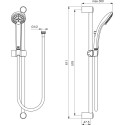 Душевой комплект Ideal Standard Alpha BD004AA