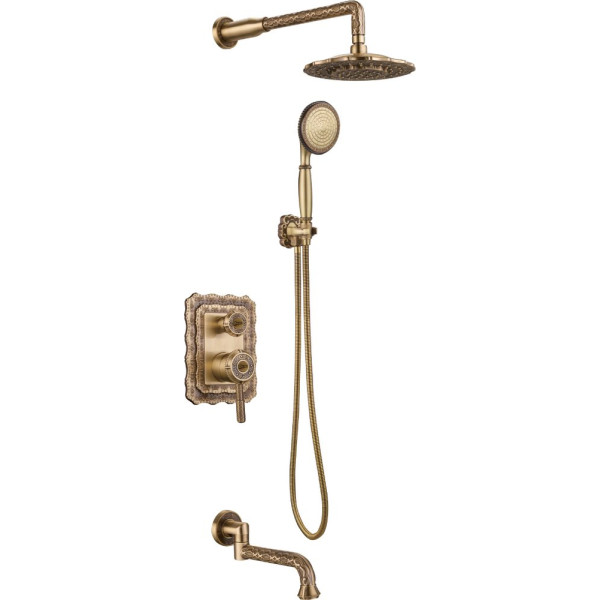 Душевой комплект Lemark Jasmine LM6622B С ВНУТРЕННЕЙ ЧАСТЬЮ
