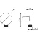 Душевой комплект Lemark LM3228C + LM8067C +  LM8037C + LM8086C
