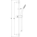 Душевой комплект Lemark LM3228C + LM8067C +  LM8037C + LM8086C