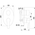 Душевой комплект Lemark LM3228C + LM8067C +  LM8037C + LM8086C