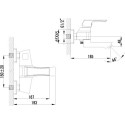 Душевой комплект Lemark Unit LM4514C + LM4506C