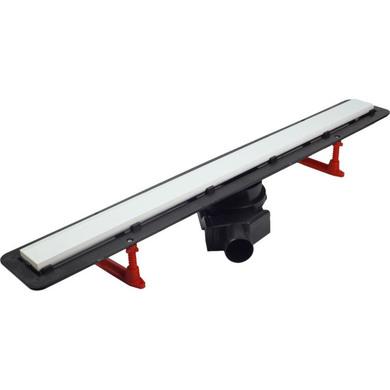 Душевой лоток Pestan Confluo Frameless Line 450 white glass