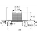 Душевой трап TECE TECEdrainpoint S KDP-S110 с сифоном в комплекте