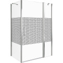 Душевой уголок Good Door Fantasy WTW+SP-F-CH 120x80