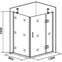 Душевой уголок Good Door Saturn WTW+SP правый 130х80х185 см