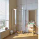Душевой уголок GuteWetter Guwer GK-664R 90x90 см стекло бесцветное, профиль хром