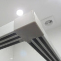 Душевой уголок GuteWetter Practic Rectan GK-422 левая 120x80 см стекло бесцветное, профиль матовый хром