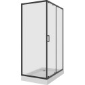 Душевой уголок Niagara Nova NG-6812-08 BLACK 120x80, прямоугольный, черный