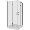 Душевой уголок Niagara Nova NG-6814-08 BLACK 100x100, квадратный, черный