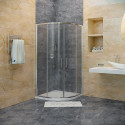 Душевой уголок RGW Hotel HO-51 800x800x1950 профиль хром
