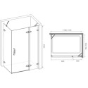 Душевой уголок RGW Safari SA-41 120x80 см