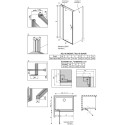 Душевой уголок Radaway Nes KDJ II 100x100 L
