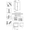 Душевой уголок Radaway Nes KDJ II 100x80 L