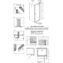Душевой уголок Radaway Nes KDJ II 120x75 R