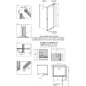 Душевой уголок Radaway Nes KDJ II 80x70 R