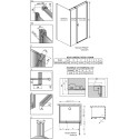 Душевой уголок Radaway Nes KDS I 100x75 R
