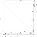 Душевой уголок Ravak BLRV2K 100х90, Transparent, профиль белый