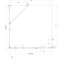 Душевой уголок Ravak BSDPS+B SET 100х80 R Transparent, профиль хром