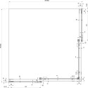 Душевой уголок Ravak MSRV4 80х80 Transparent, профиль хром