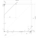Душевой уголок Ravak SMSD2 100х80 B R Transparent, профиль хром