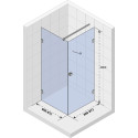 Душевой уголок Riho Scandic Mistral M201 90x90 см, R