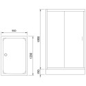 Душевой уголок Royal Bath HP RB9120HP-T-CH 120x90