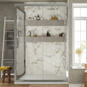 Душевой уголок STWORKI Эстерсунд DE019R90120200CH 120x90 см профиль хром глянец с поддоном
