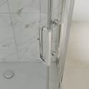 Душевой уголок STWORKI Лунд DE018RBL80120200CH 120x80 см профиль хром глянец