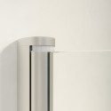 Душевой уголок Vegas Glass ZA-F Novo 120*80 07 01 профиль матовый хром, стекло прозрачное