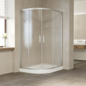 Душевой уголок Vegas Glass ZS-F 120*110 07 02 профиль матовый хром, стекло шиншилла
