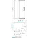 Душевой уголок Wasserkraft Alme 15R34 130x100 см