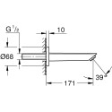 Излив Grohe Eurosmart 13448003 для ванны, хром