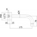 Излив Paffoni Light ZBOC041CR