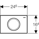 Кнопка смыва Geberit Delta 11 115.120.21.1 хром