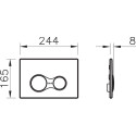 Кнопка смыва VitrA 740-0411 черный