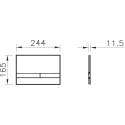 Кнопка смыва VitrA Select 740-1121 хром