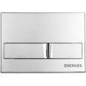 Комплект Berges Wasserhaus Novum 043245 кнопка хром глянцевый