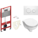 Комплект TECE Loop V04 К440920.WC1 кнопка белая