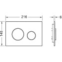 Комплект TECE Loop V04 К440920.WC1 кнопка белая