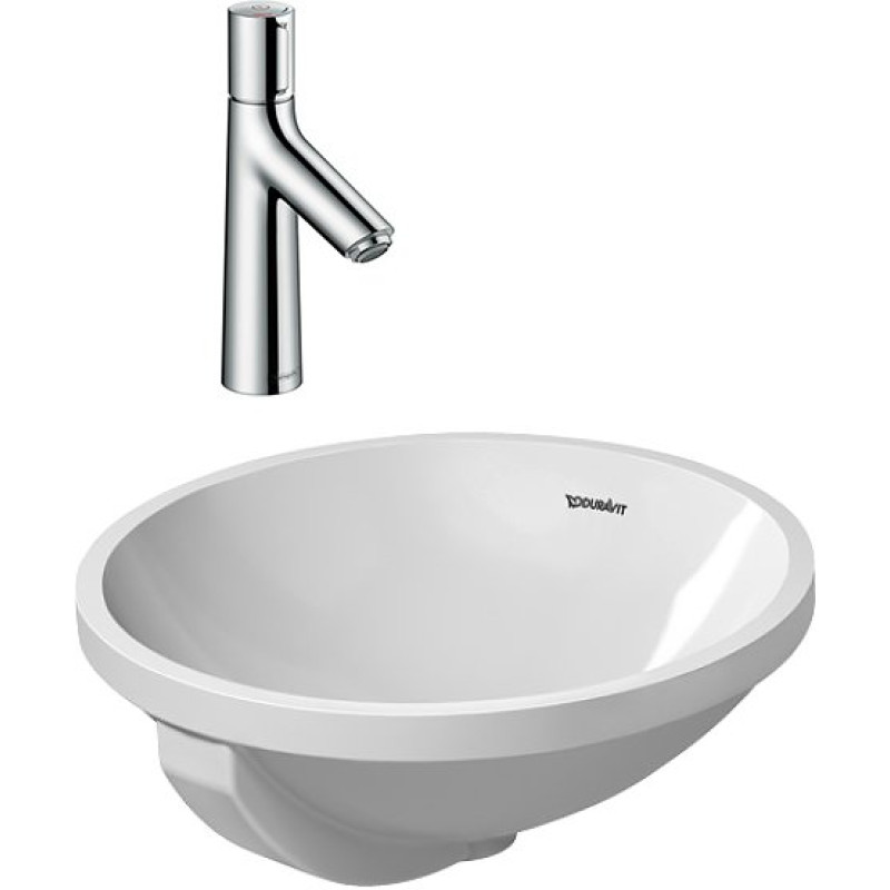 Комплект  Раковина Duravit Architec 0468400000 + Смеситель Hansgrohe Talis Select S 72042000 для раковины