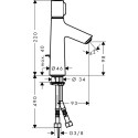 Комплект  Раковина Duravit Architec 0468400000 + Смеситель Hansgrohe Talis Select S 72042000 для раковины