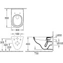 Комплект  Система инсталляции для унитазов Grohe Rapid SL 38929000 4 в 1 с кнопкой смыва + Унитаз подвесной Villeroy & Boch O.Novo 5660 H101 alpin