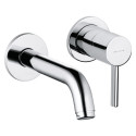 Комплект  Смеситель Kludi Bozz 382440576 для раковины + Рукомойник Duravit D-Code 0338490000 встраиваемый