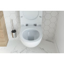 Комплект Унитаз подвесной STWORKI Merlingen HWH55 безободковый + Инсталляция Geberit Duofix с кнопкой смыва
