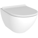 Комплект Унитаз подвесной STWORKI Merlingen HWH55 безободковый + Инсталляция Geberit Duofix с кнопкой смыва