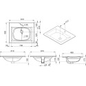 Мебельная раковина AM.PM Tender 80 белая