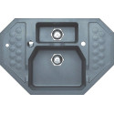 Мойка кухонная Alveus Sensual Granital 60 steel